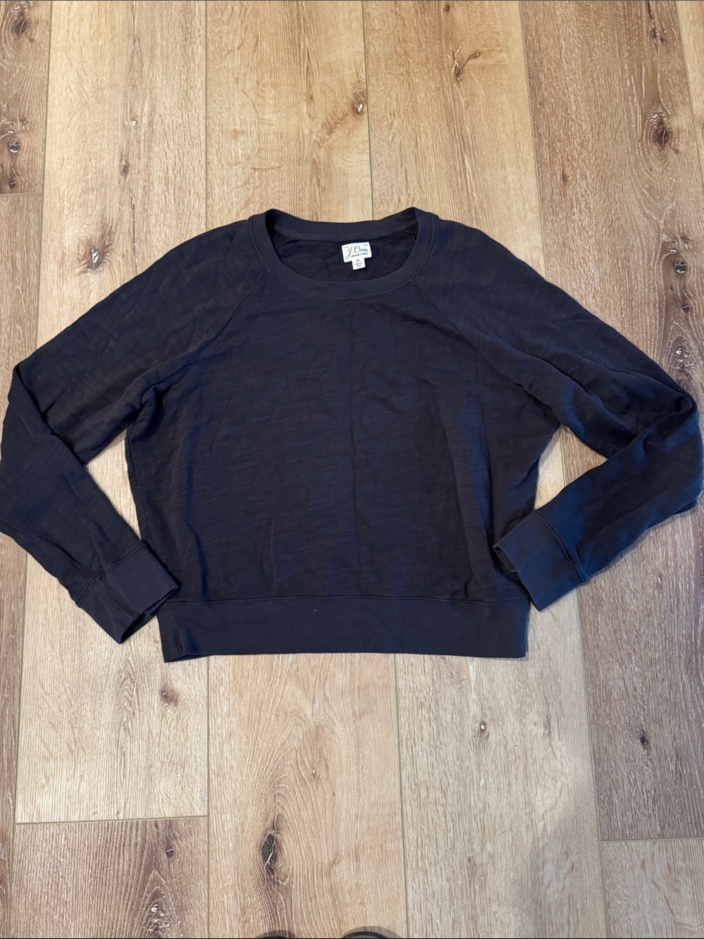 J. Crew | Faded Black Crewneck Sweater | size M